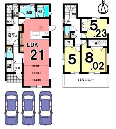 桜井市河西　全4区画　1号地