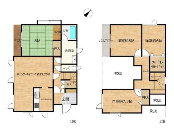 旭川市東鷹栖四条２丁目　戸建て
