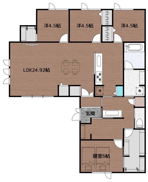 川端町4条6丁目平屋