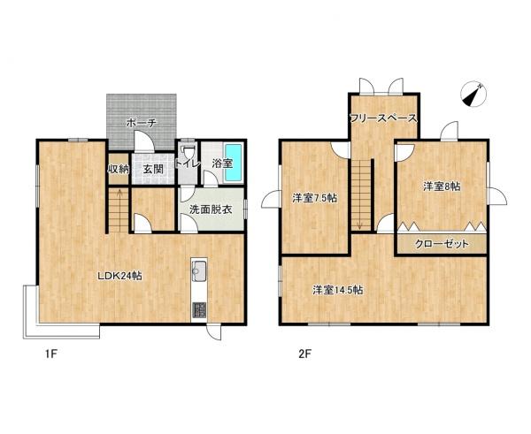 鷹栖町北野東四条２丁目　戸建て