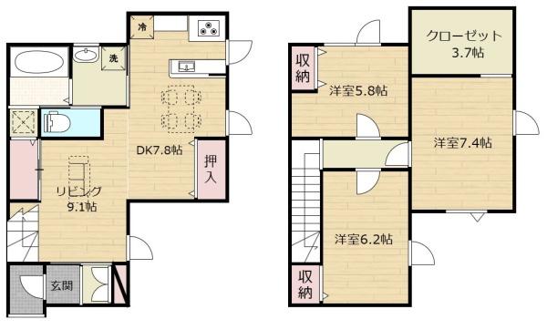旭川市神楽四条１２丁目の中古一戸建て