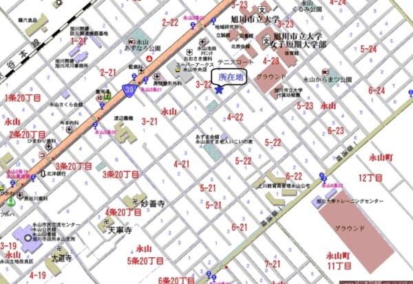 旭川市永山三条２２丁目の中古一戸建て
