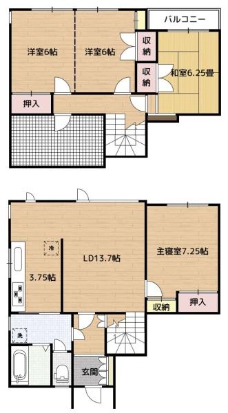 旭川市神居二条１８丁目の中古一戸建て
