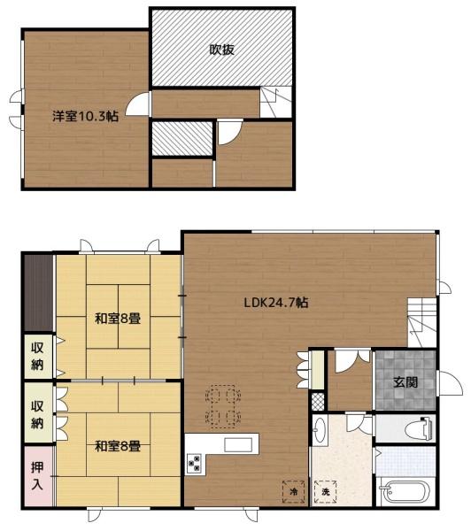旭川市東光十三条５丁目の中古一戸建て