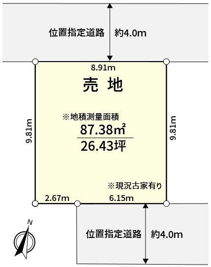所沢市大字上安松土地