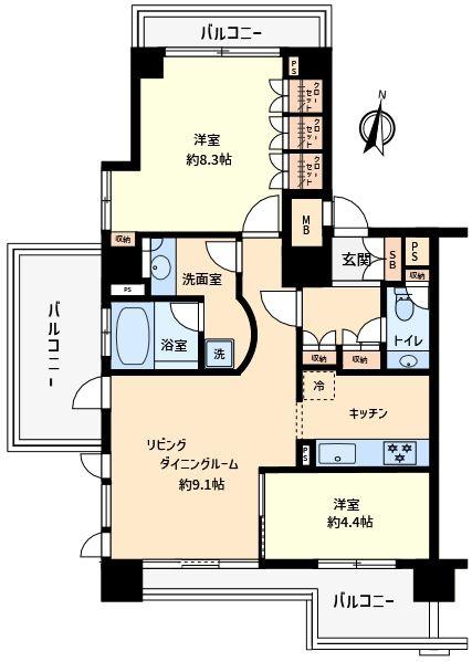 サンウッド赤坂フラッツ