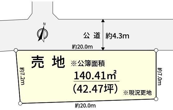 深谷市上手計の売土地
