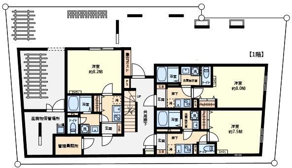中野区新井4丁目新築共同住宅