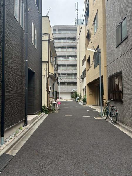 台東区三筋1丁目の土地(前面道路含む現地写真)