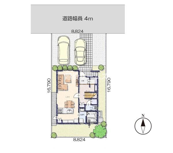 新潟市西区小針南の中古一戸建
