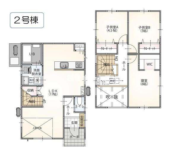 ２号棟　西区五十嵐中島５丁目