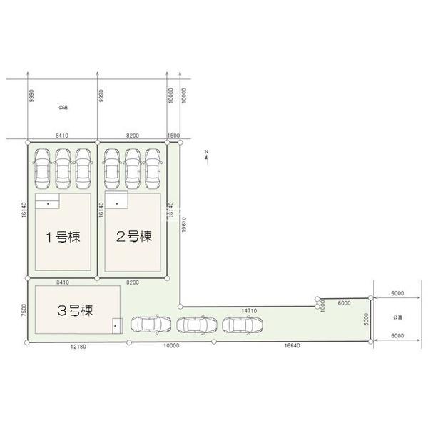 １号棟　新発田市緑町１丁目　第４　リーブルガーデン