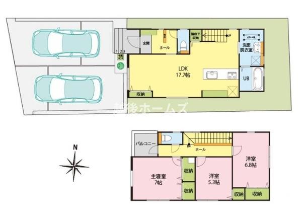 Ａ棟　江南区亀田新明町１丁目