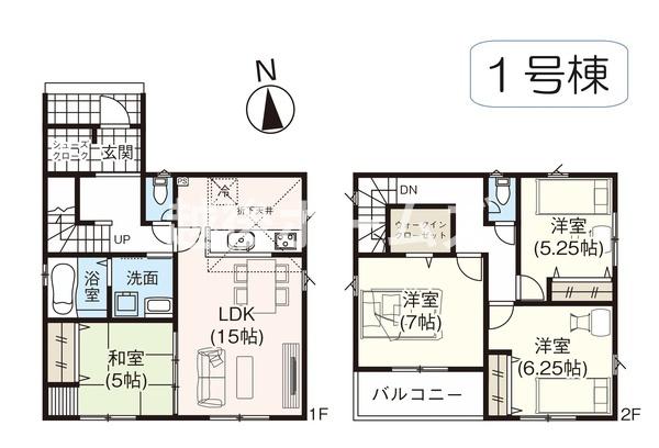 １号棟　新発田市大手町２丁目　グラファーレ　全２棟