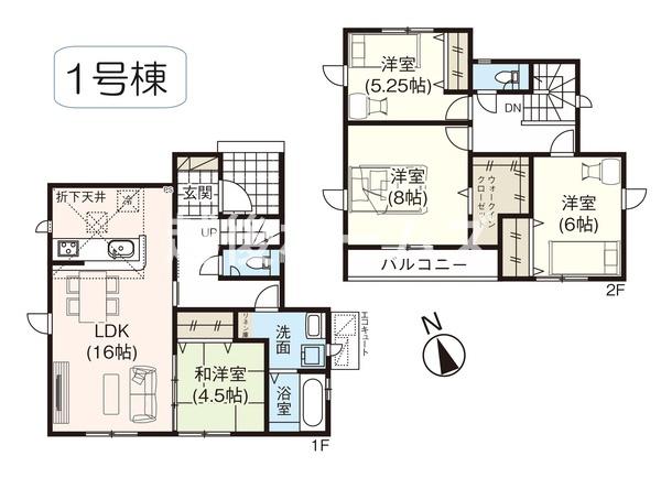 １号棟　阿賀野市曽郷　２期　グラファーレ　全２棟