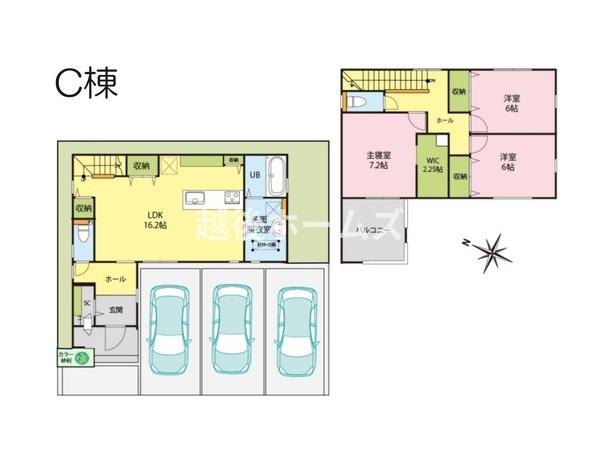 Ｃ棟　江南区亀田四ツ興野４丁目