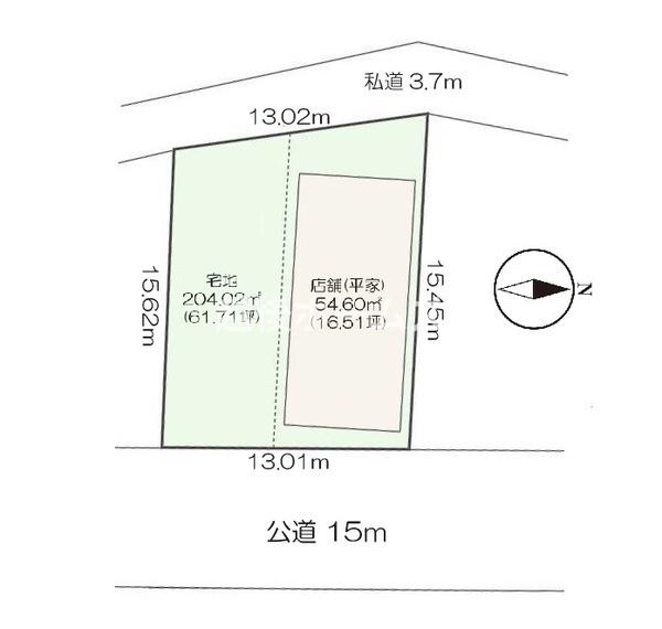 売店舗　三条市北四日町