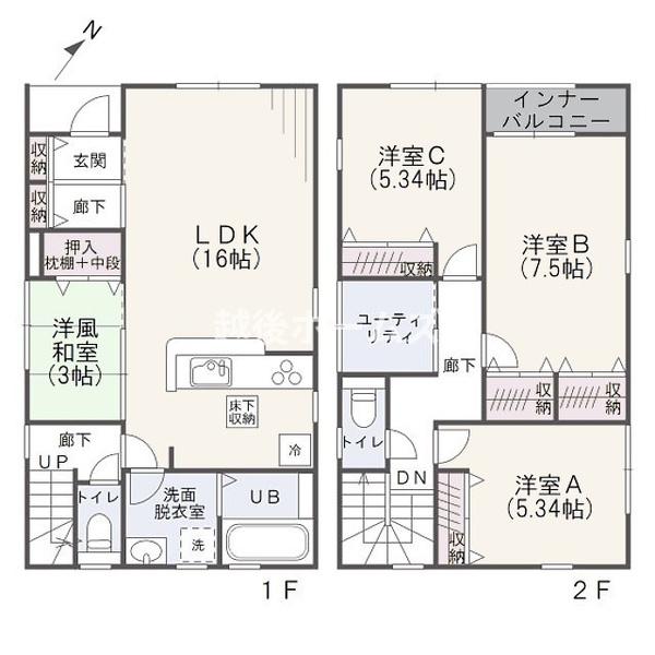 ２号棟　西区上新栄町６丁目　第３　リーブルガーデン