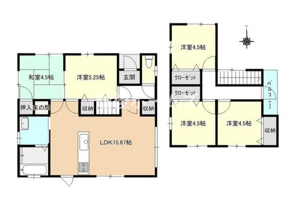 中古戸建　西区五十嵐２の町