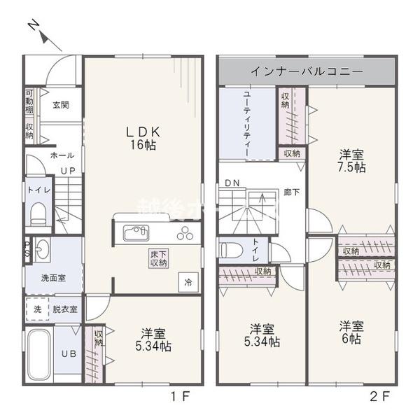 ２号棟　江南区元町２丁目　第１　リーブルガーデン