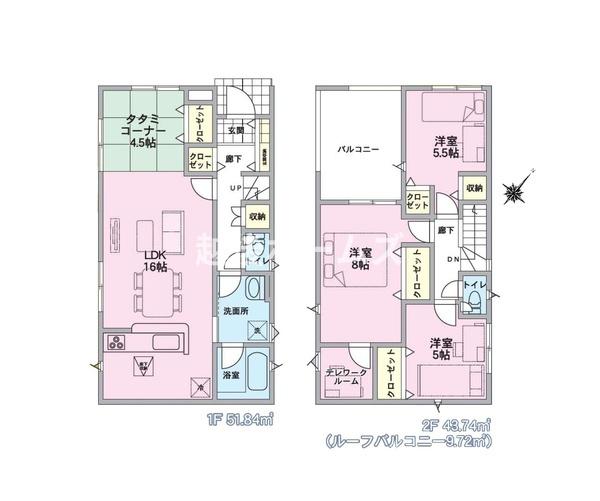 ２号棟　江南区亀田向陽２丁目　第１　クレイドルガーデン