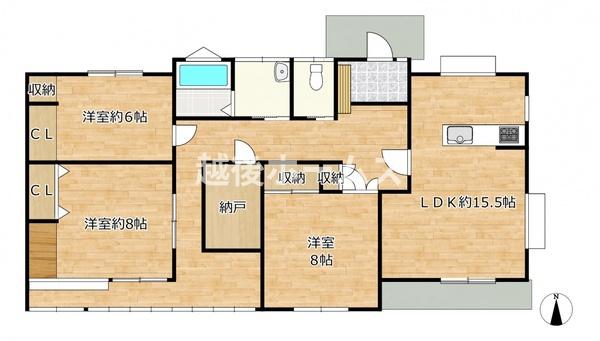中古戸建　秋葉区中野３丁目