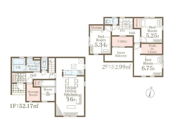 ２号棟　新発田市住吉町５丁目　第２　リーブルガーデン