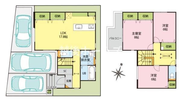 A棟江南区亀田水道町1丁目