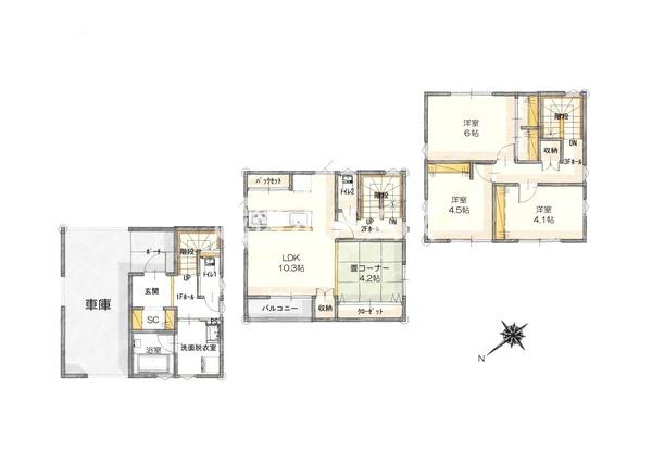新築戸建　東区石山３丁目