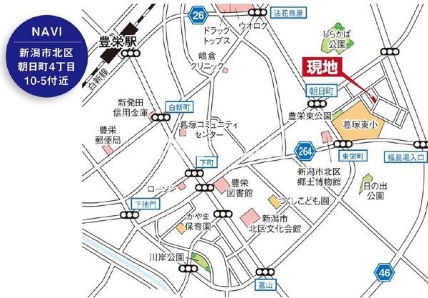 新潟市北区朝日町４丁目の土地