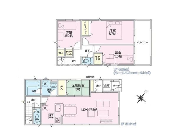 １号棟　東区東中島４丁目　第５　クレイドルガーデン