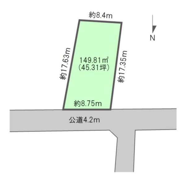 新潟市東区中山５丁目の土地