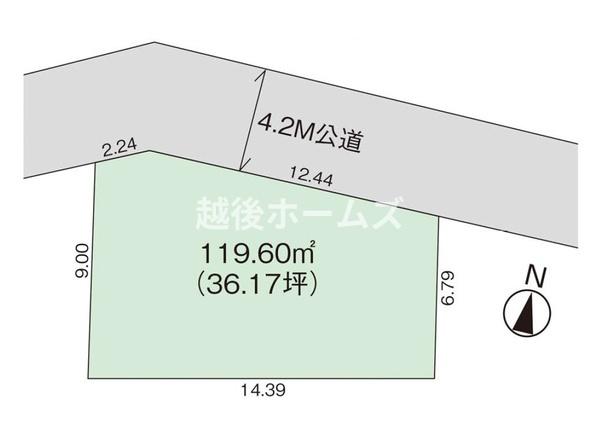 新潟市東区中木戸の土地