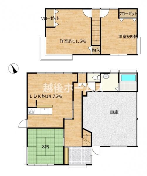 胎内市本郷町の中古一戸建て