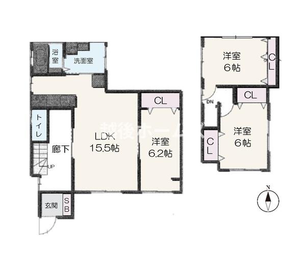 中古戸建　新発田市舟入町１丁目