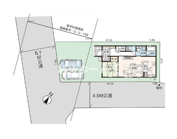 新築戸建　江南区亀田水道町５丁目　２期　グラファーレ