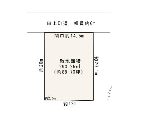 建築条件なし　南蒲原郡田上町川船河