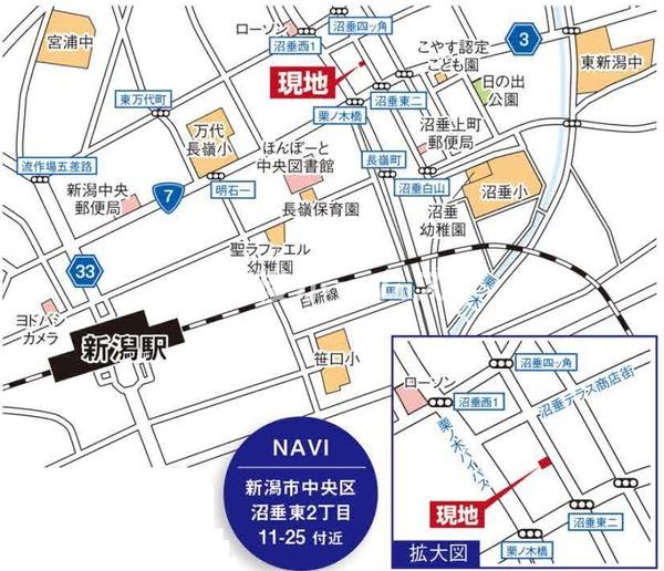 新潟市中央区沼垂東２丁目の土地
