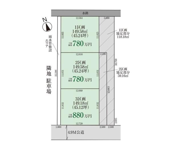 新潟市西蒲区巻甲の土地