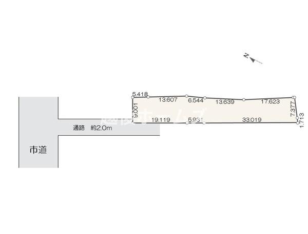 建築条件なし　売地　西区寺尾上２丁目