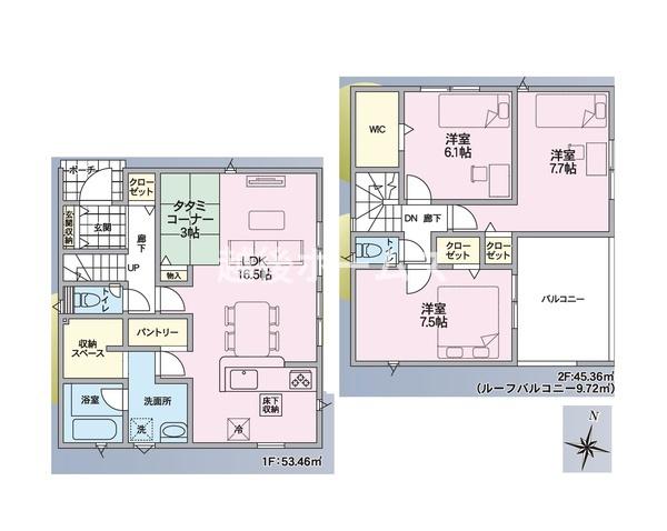 ２号棟　西区五十嵐東１丁目　第１　クレイドルガーデン