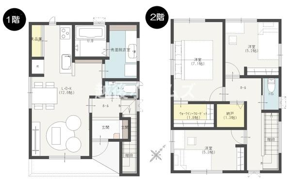 Ｆ棟　江南区鵜ノ子２丁目