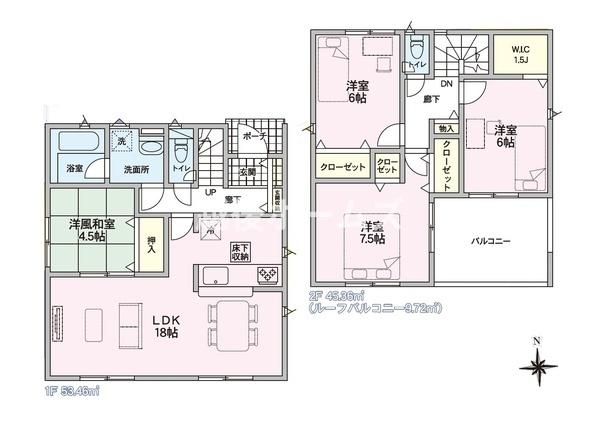新築戸建　長岡市曲新町２丁目　第１　クレイドルガーデン