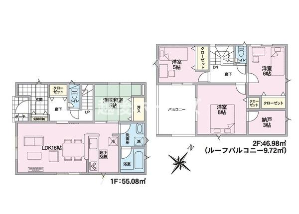 ２号棟　江南区早通５丁目　第２　クレイドルガーデン