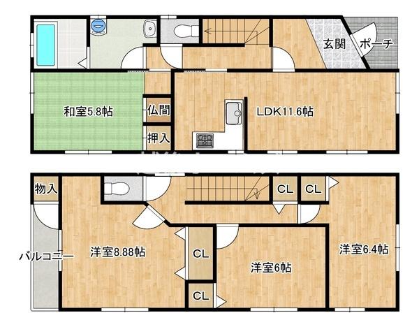 中古戸建　五泉市大川前