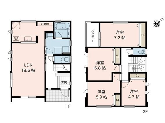 Ａ棟　西区五十嵐２の町　テイラーハウス
