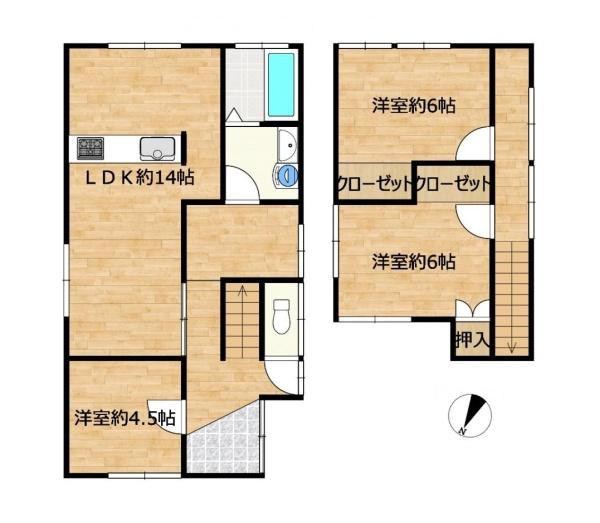 中古戸建　中央区窪田町６丁目