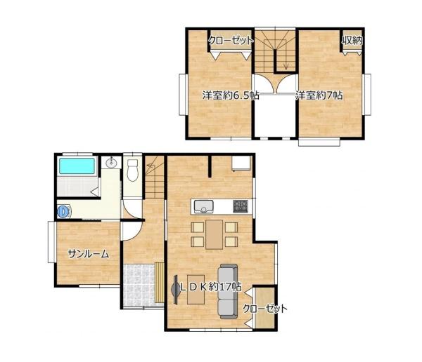 中古戸建　西蒲区和納