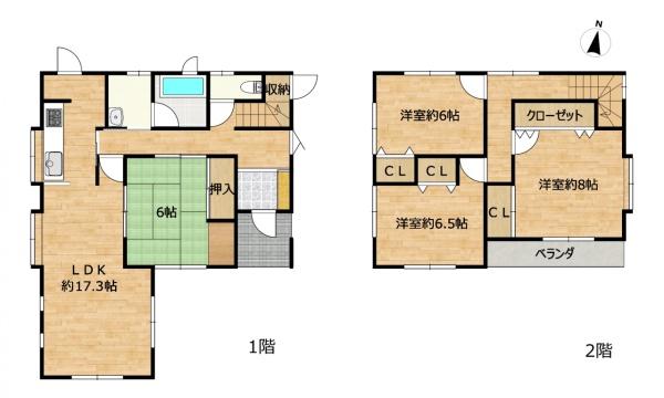 中古戸建　西蒲区中之口