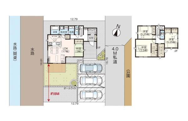 新築戸建　中央区紫竹山７丁目　グラファーレ
